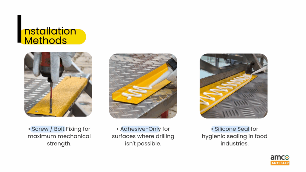 amco ANTI SLIP Solution Installation
